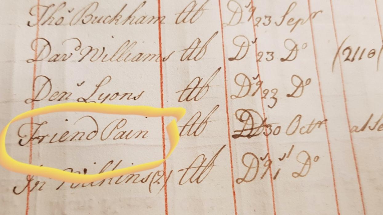 An 18th Century Ship Manifest Containing Some Amazing Historical Names Is Making Waves