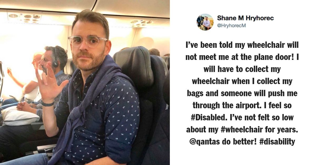 Man Challenges Airline That Refuses To Let Him Bring Wheelchair On Board, So They Call The Police