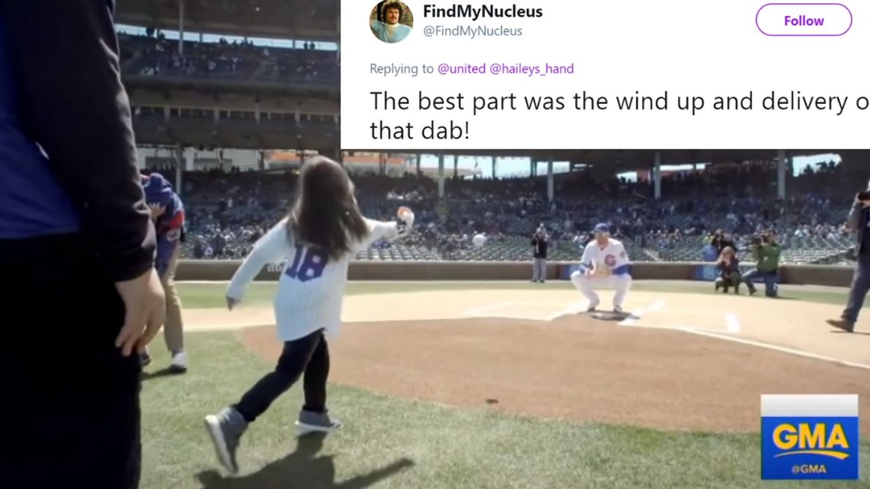 Little Girl With 3-D Printed Hand Completes Her Goal Of Throwing Out First Pitch At All 30 MLB Parks ❤️