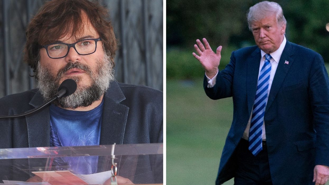 Jack Black Took A Swipe At Trump During His Hollywood Walk Of Fame Acceptance Speech