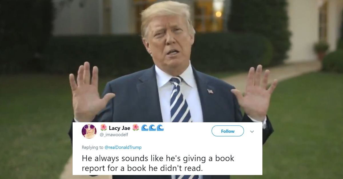 People Are Roasting Trump Over His Mind-Numbing Observation About The Wetness Of Water 😂