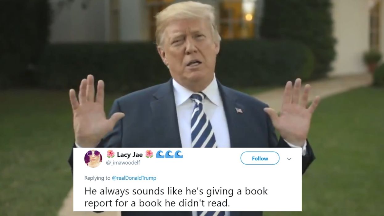 People Are Roasting Trump Over His Mind-Numbing Observation About The Wetness Of Water đ