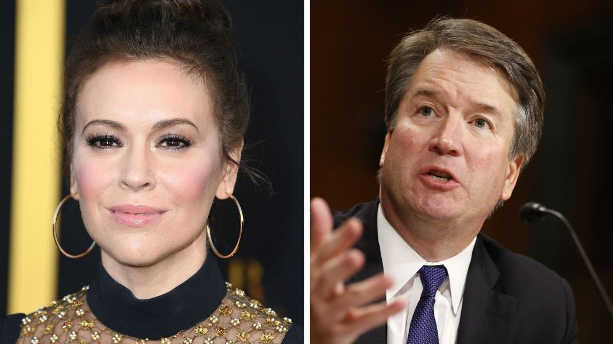 Alyssa Milano's 'Death Stare' From Kavanaugh Hearing Casts Spell On Social Media And Is Now A Full-On Meme