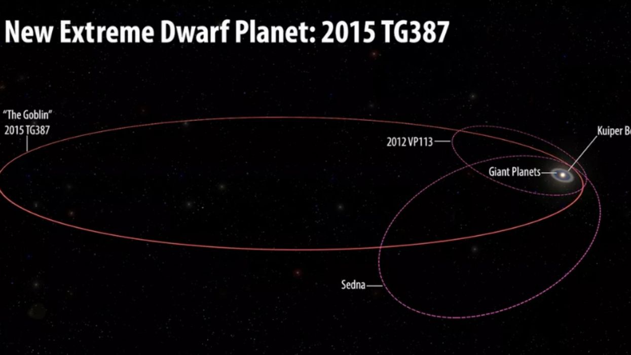 Newly-Discovered Dwarf Planet Called 'The Goblin' Gets Astronomers One Step Closer To Finding Planet X
