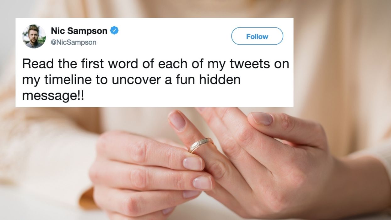 Dedicated Man Hides Message In His Tweets For Over A Month—And The Result Is Impressive And Awkward 😬