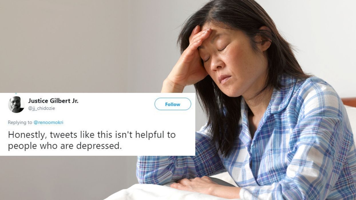 Author's Insensitive Tweet About Why People Shouldn't Be Depressed Has People Fuming