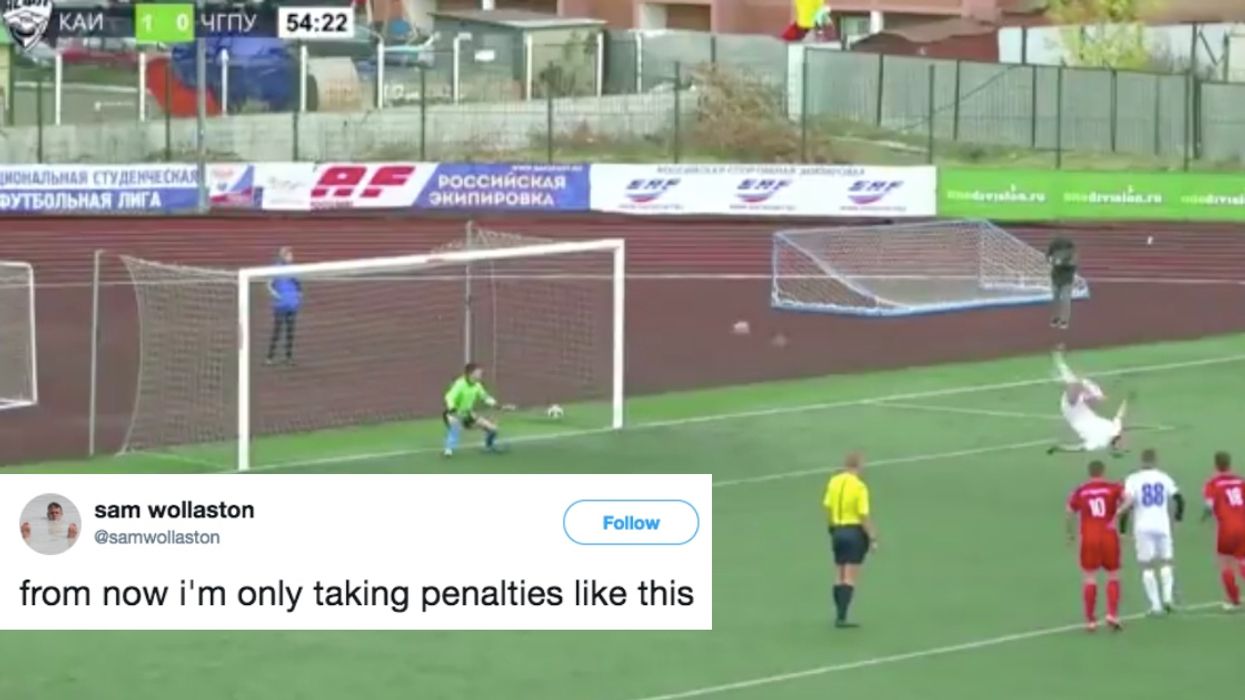 Youth Soccer Player's Impressive Backflip Penalty Kick Is Almost Too Bizarre To Believe 😮