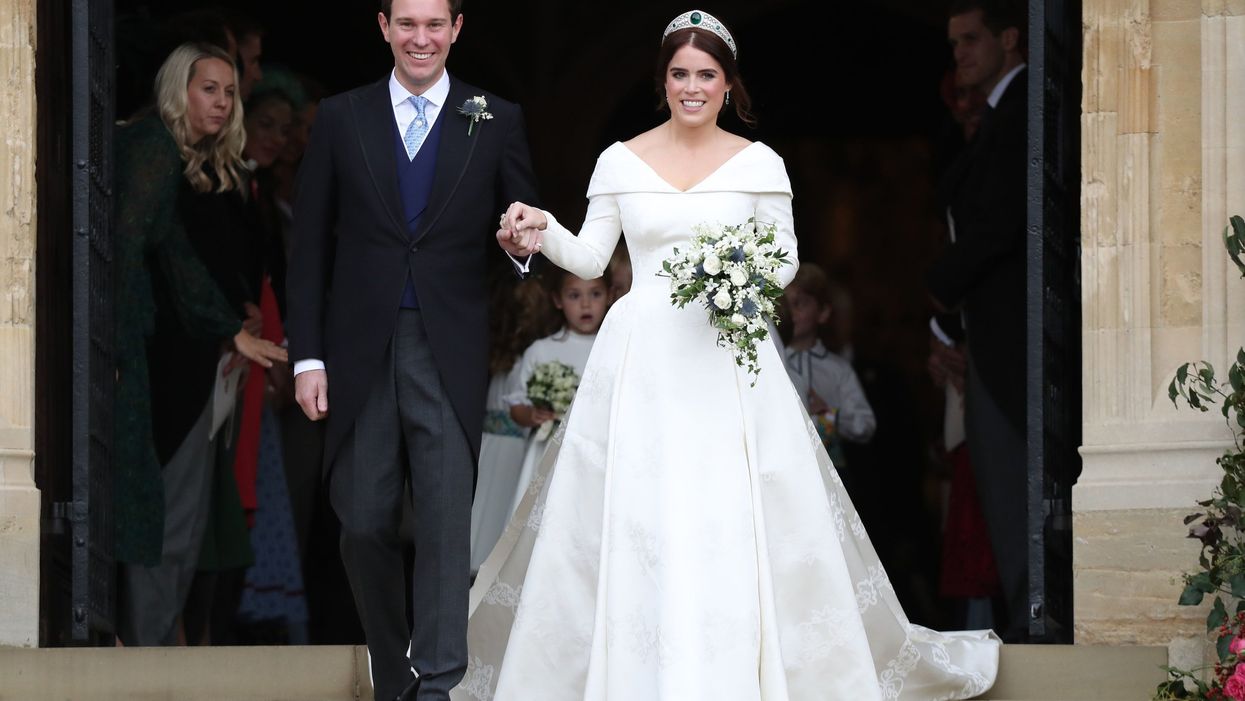 Princess Eugenie's Scars And Cara Delevingne's Hat Take Main Stage At Royal Wedding