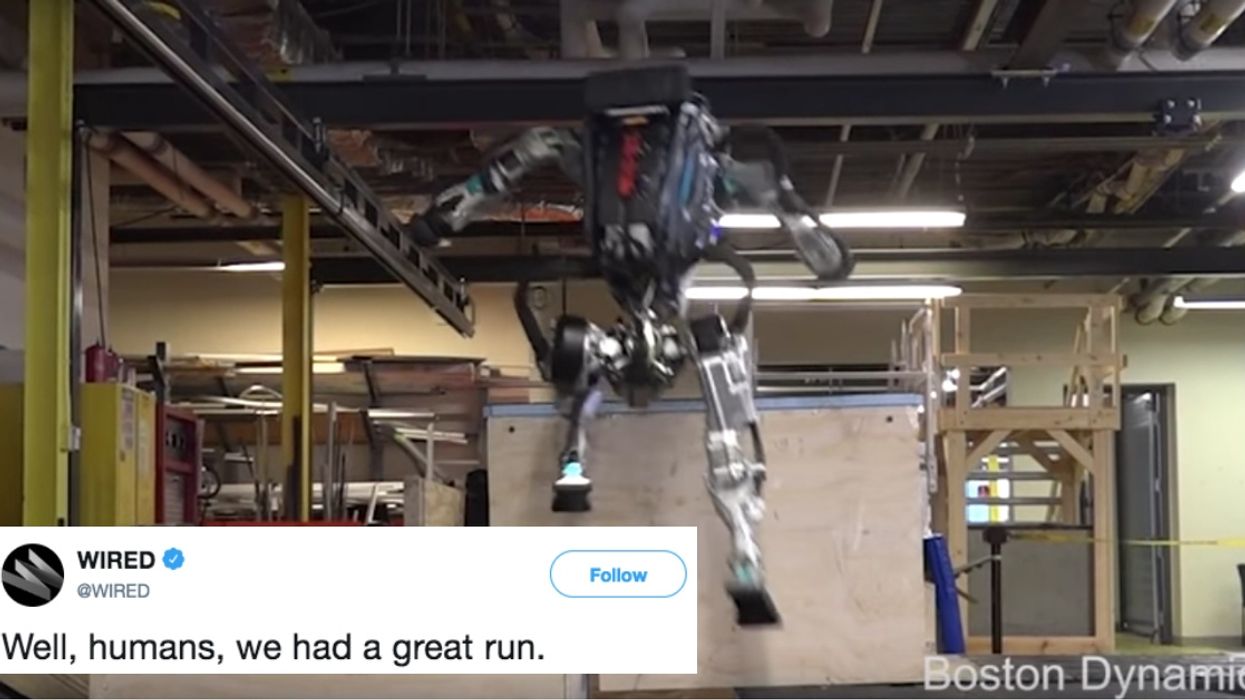 This Robot Can Now Do Parkour—And Humanity Is One Step Closer To Annihilation 😳