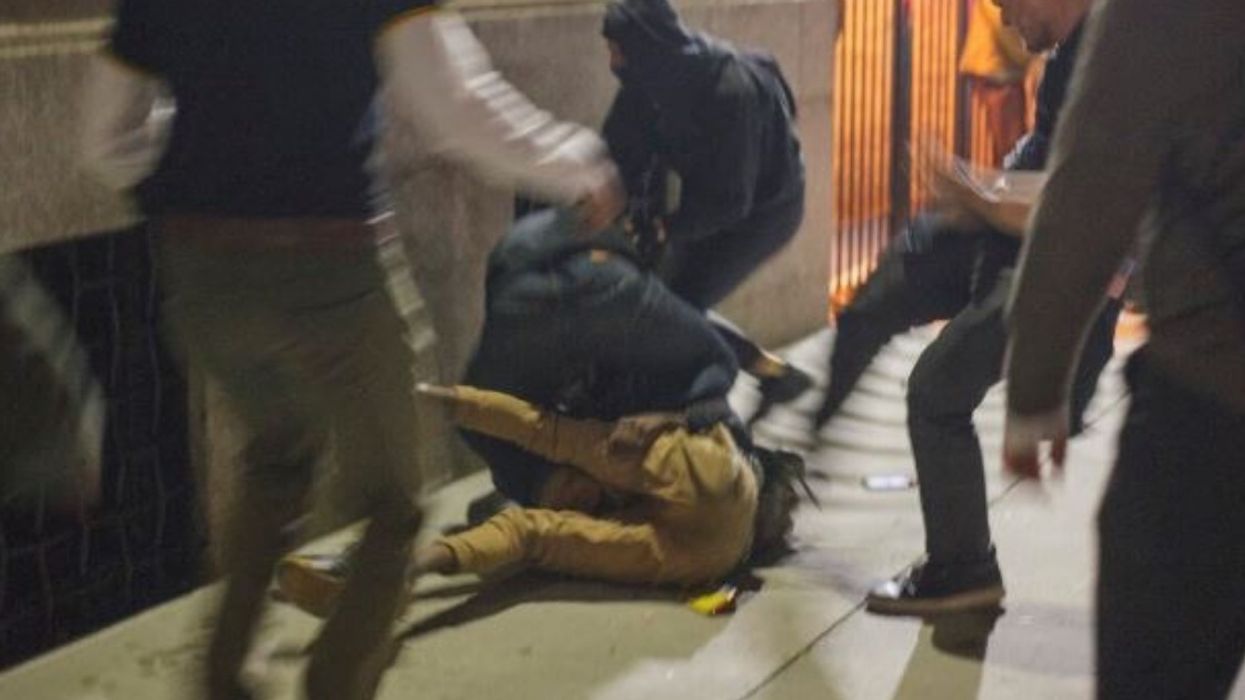 Pro-Trump Gang Caught On Video Brutally Assaulting Anti-Fascist Protesters In Manhattan