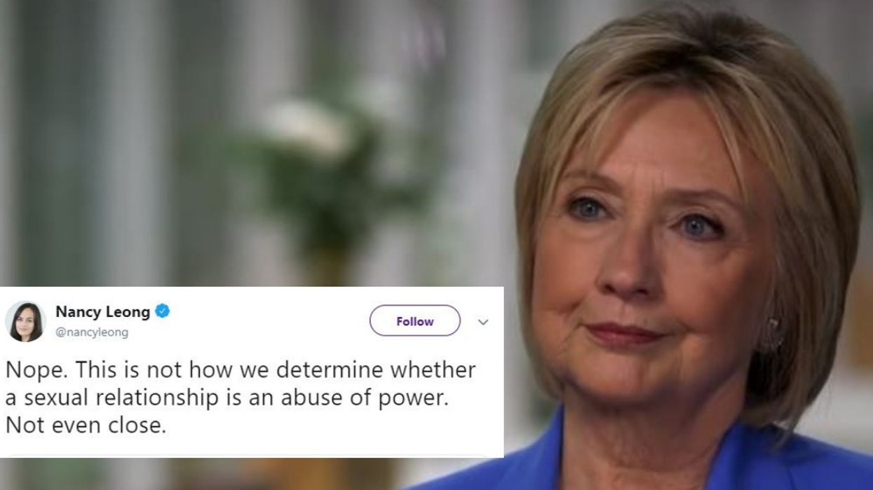 People Sound Off After Hillary Clinton Says Bill's Affair With Monica Lewinsky Was Not An Abuse Of Power