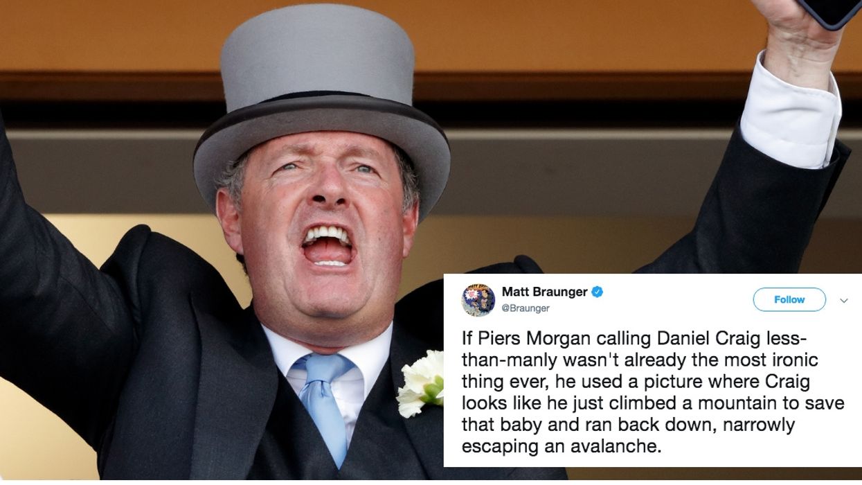 Piers Morgan Tried To Mock Dads Who Carry Their Babies—And Got Absolutely Dragged For It