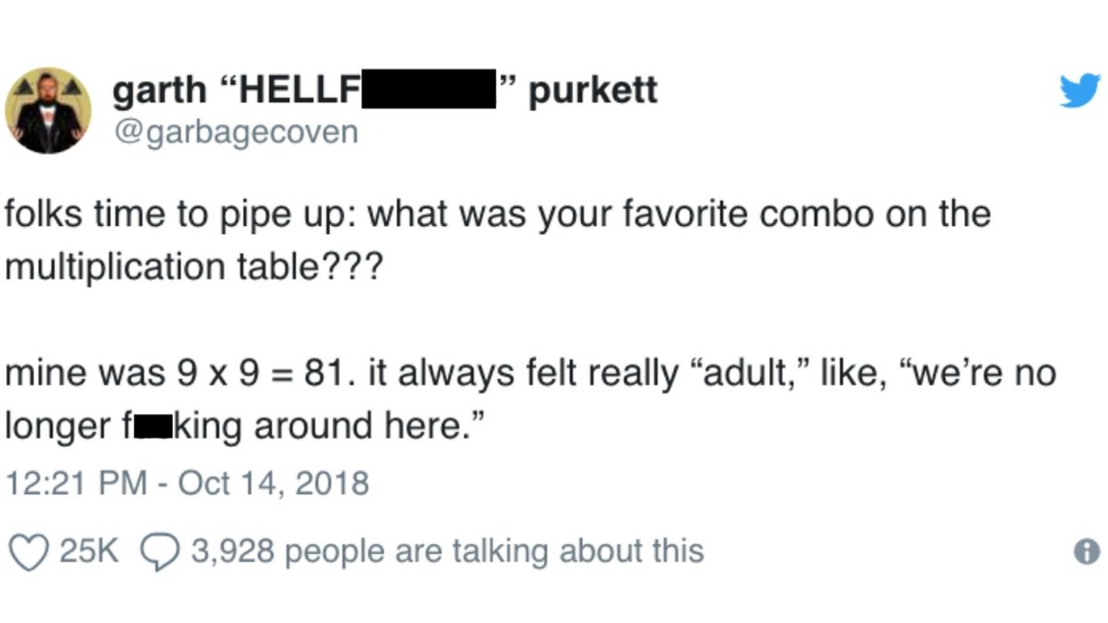 Tweet About Times Tables Sparks An Intense Conversation About Math—And It's Brilliant 😂