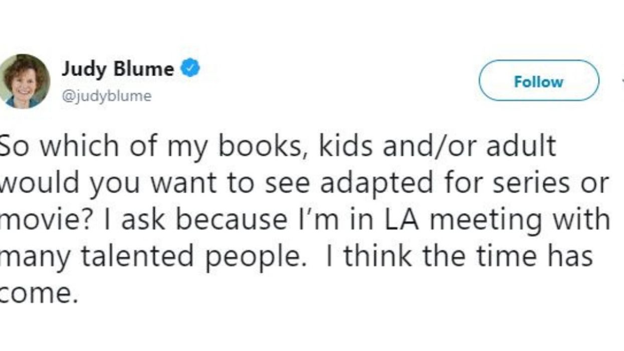 A Film Adaptation Of A Beloved Judy Blume Novel Is Finally Underway