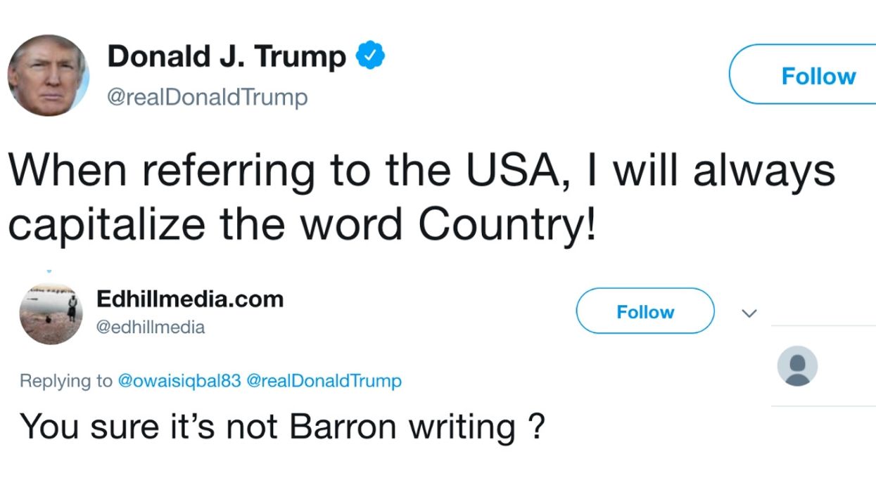 Trump Prides Himself On His Poor Grammar In Baffling Tweet And The Internet Has Jokes