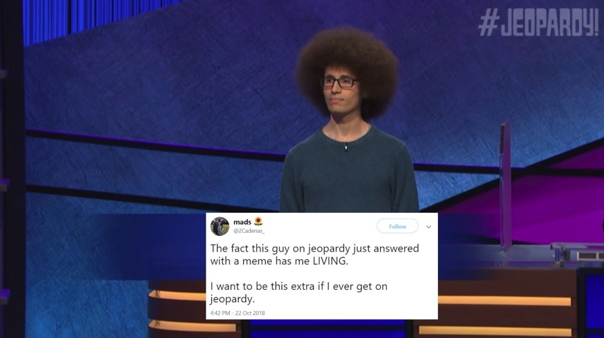 Alex Trebek Totally Roasted A Contestant Who Answered The Final 'Jeopardy!' Question With A Meme 😂
