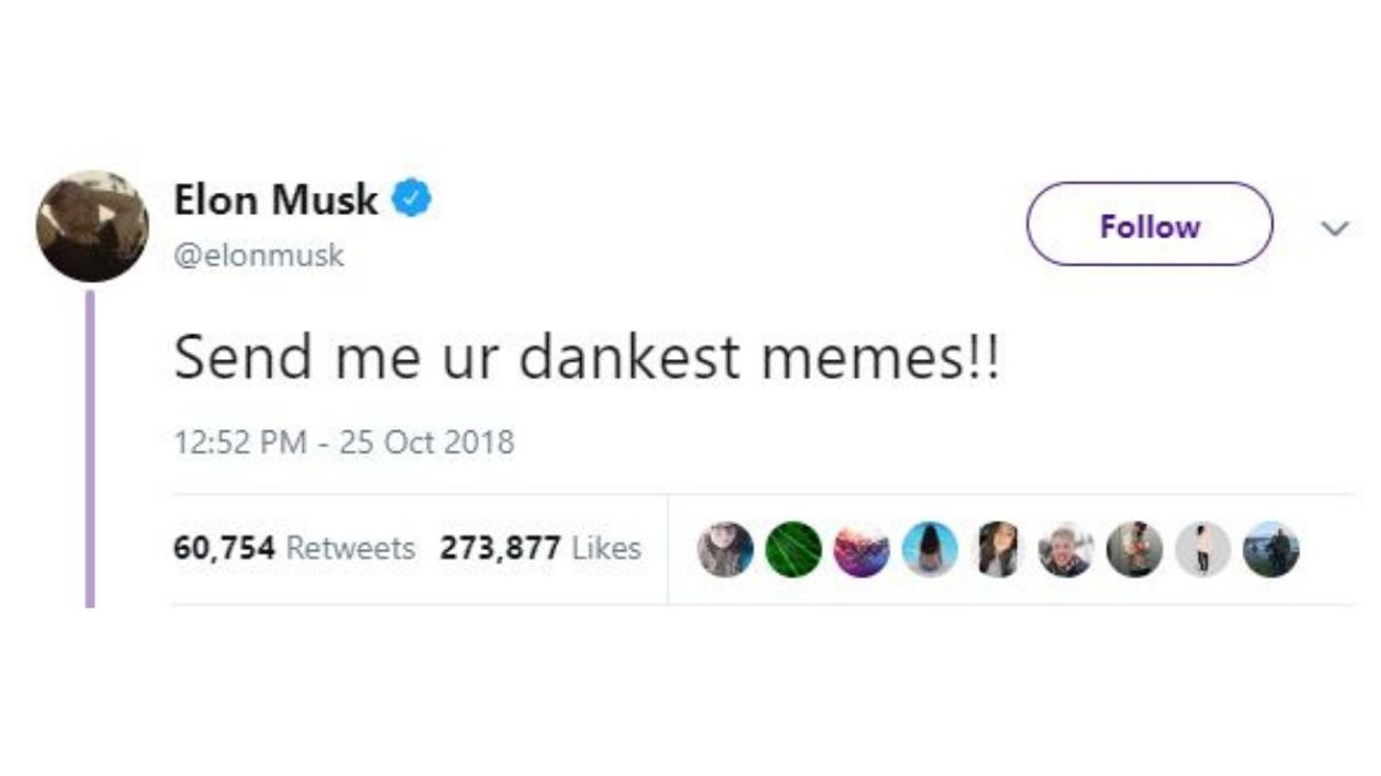 Elon Musk Asked His Followers To Send Him 'Dank Memes' And Got Roasted In The Process