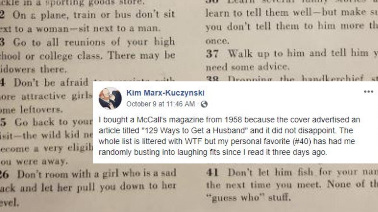 This 1958 Article About How To 'Get A Husband' Shows Just How Different Things Are Now 😮