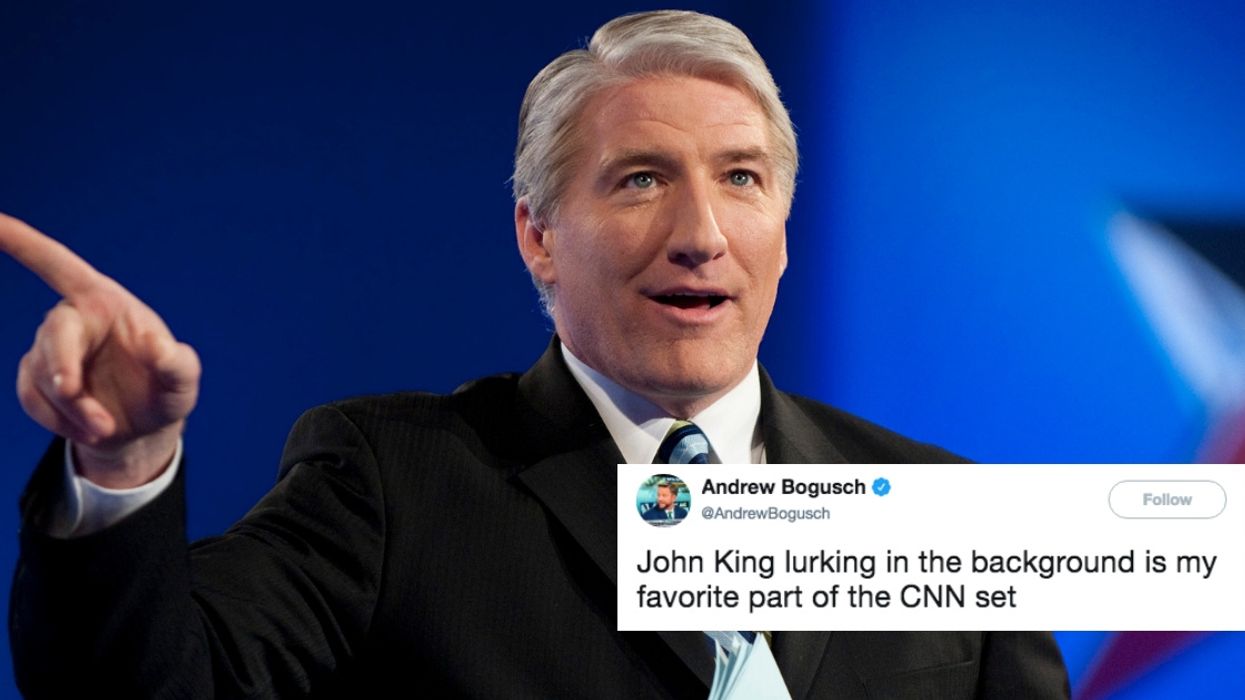 CNN Election Coverage Viewers Couldn't Help But Notice John King Lurking In The Background All Night 😂