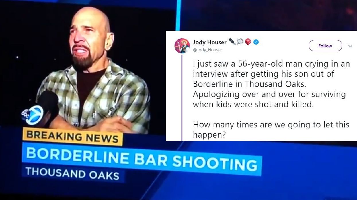 Man Who Escaped Thousand Oaks Mass Shooting Gives Gut-Wrenching Interview Apologizing To Victims