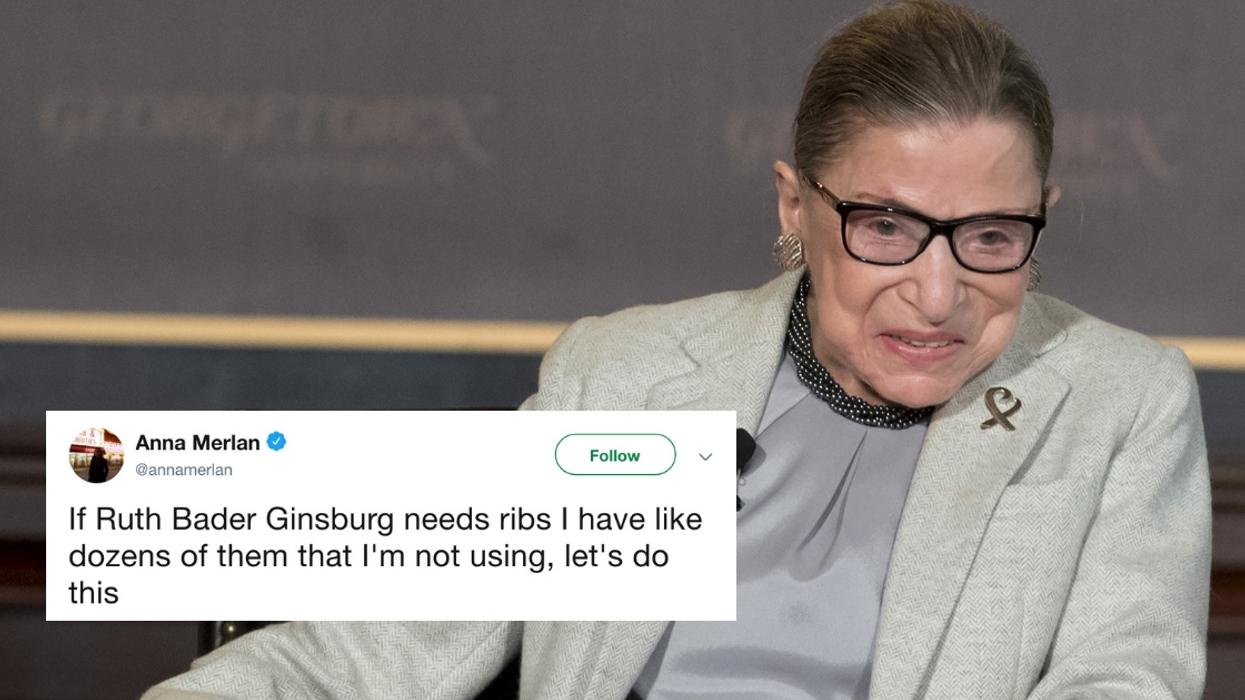 Twitter Is Ready To Donate Every Bone In Their Body To Ruth Bader Ginsburg After Her Fall