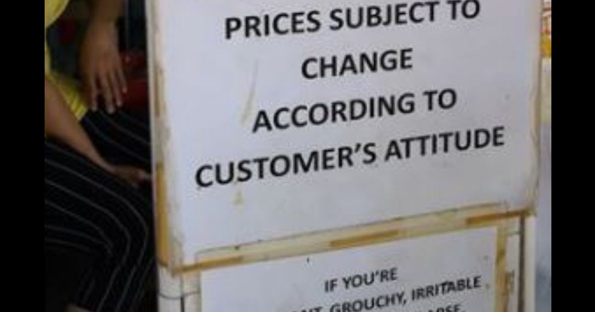 Malaysian Restaurant Makes It Clear That They'll Charge Rude Diners Extra With Brutal Signs  😮