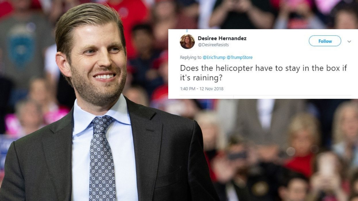 Eric Trump's Attempt To Sell Christmas Ornaments On Twitter Gets Completely Roasted (On An Open Fire) đ„