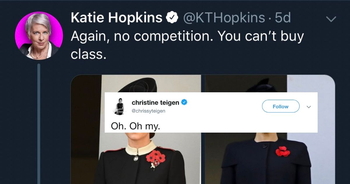 Conservative UK Media Personality Gets Shut All The Way Down After Derogatory Meghan Markle Tweet 🔥