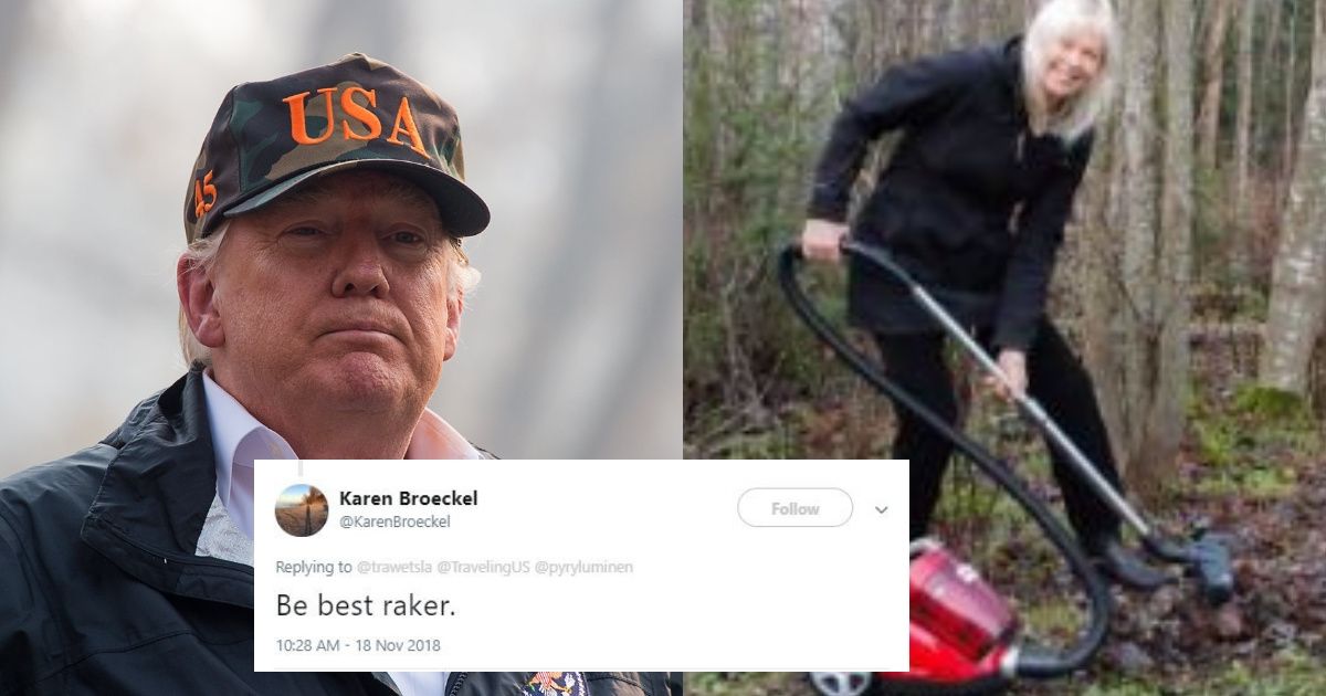 Finns Are Mercilessly Trolling Trump With 'Rake' News Following His Forest Fire Comments 😂