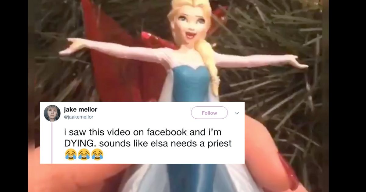 This Elsa Doll Singing 'Let It Go' Either Needs New Batteries Or A Straight Up Exorcism 😱