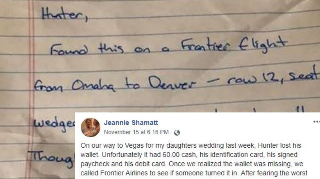 Generous Stranger Returns Young Man's Lost Wallet With A Note—And A Little Something Extra ❤️