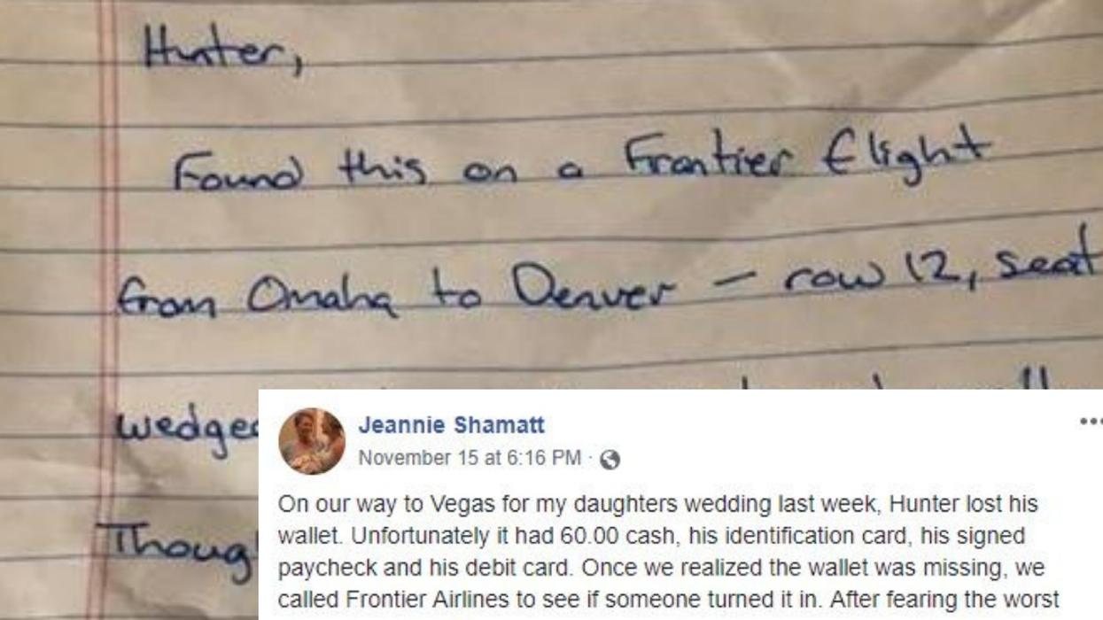 Generous Stranger Returns Young Man's Lost Wallet With A Note—And A Little Something Extra ❤️