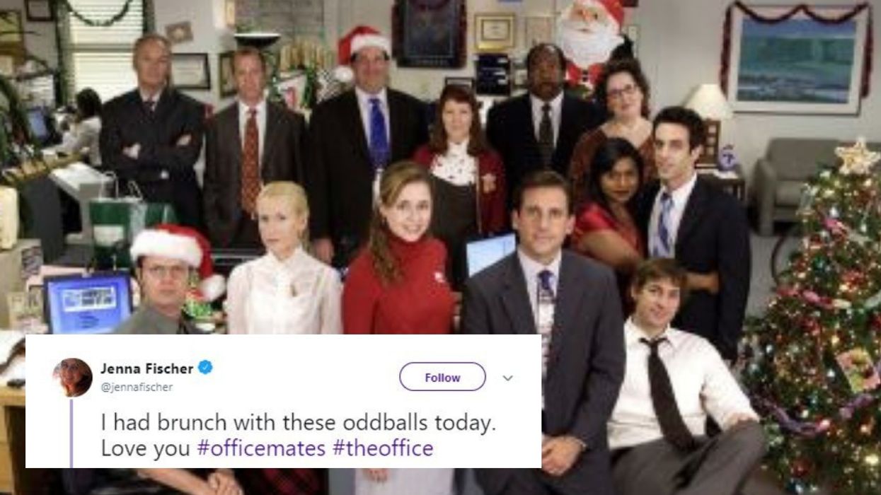 A Bunch Of 'The Office' Cast Got Together For Brunch And Attempted To Recreate A Photo From The Show ❤️