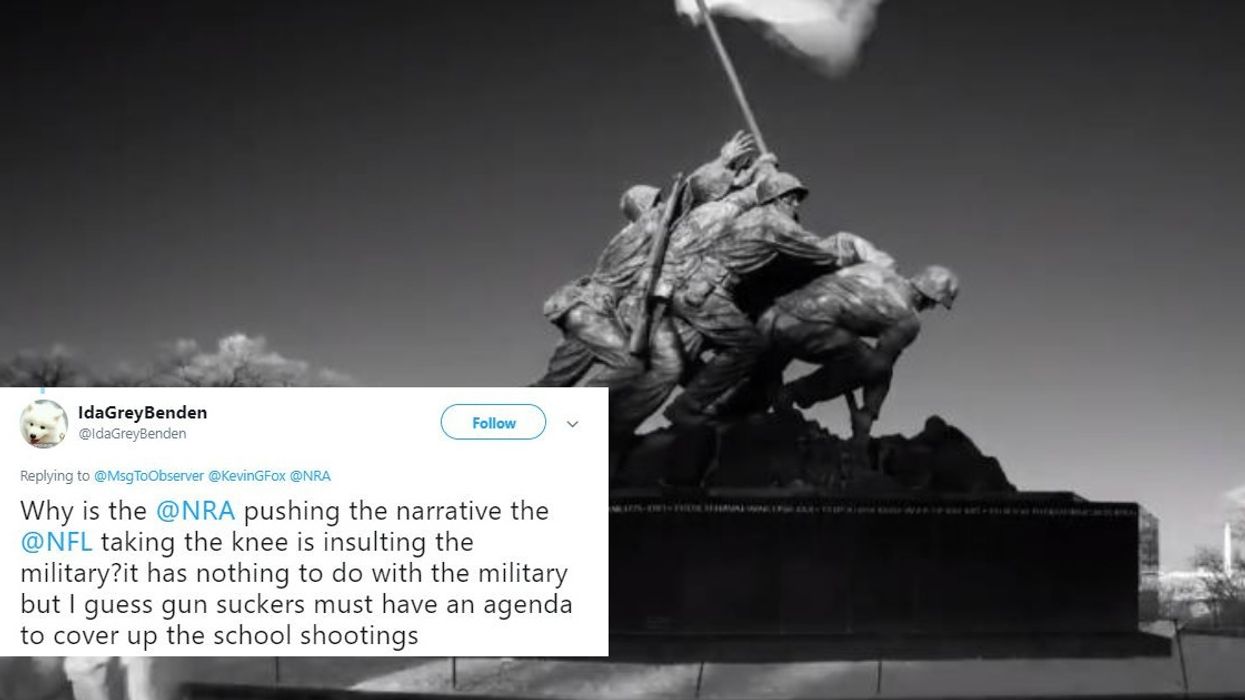 Military Vet Has Epic Response To NRA Tweet Shaming People Who Kneel During The National Anthem 🔥