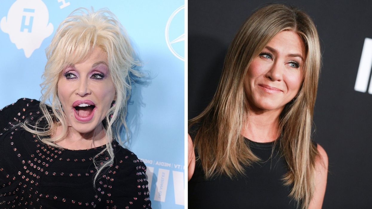 Jennifer Aniston Just Responded After Dolly Parton Said Her Husband Wants To Have A Threesome With Her 😂