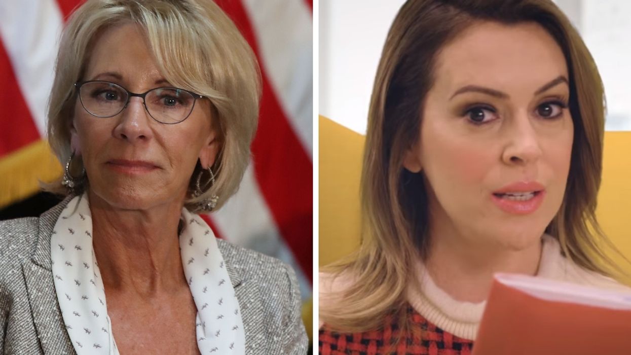 Alyssa Milano Skewers Betsy DeVos's New Title IX Guidelines With A Dr. Seuss-Inspired Takedown 🔥