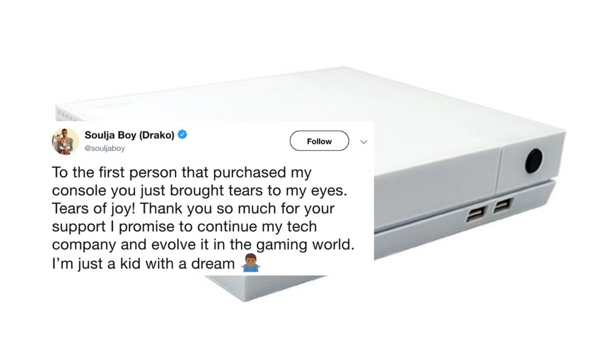 Soulja Boy Released His Own Video Game Console And It's Raising A Lot Of Questions