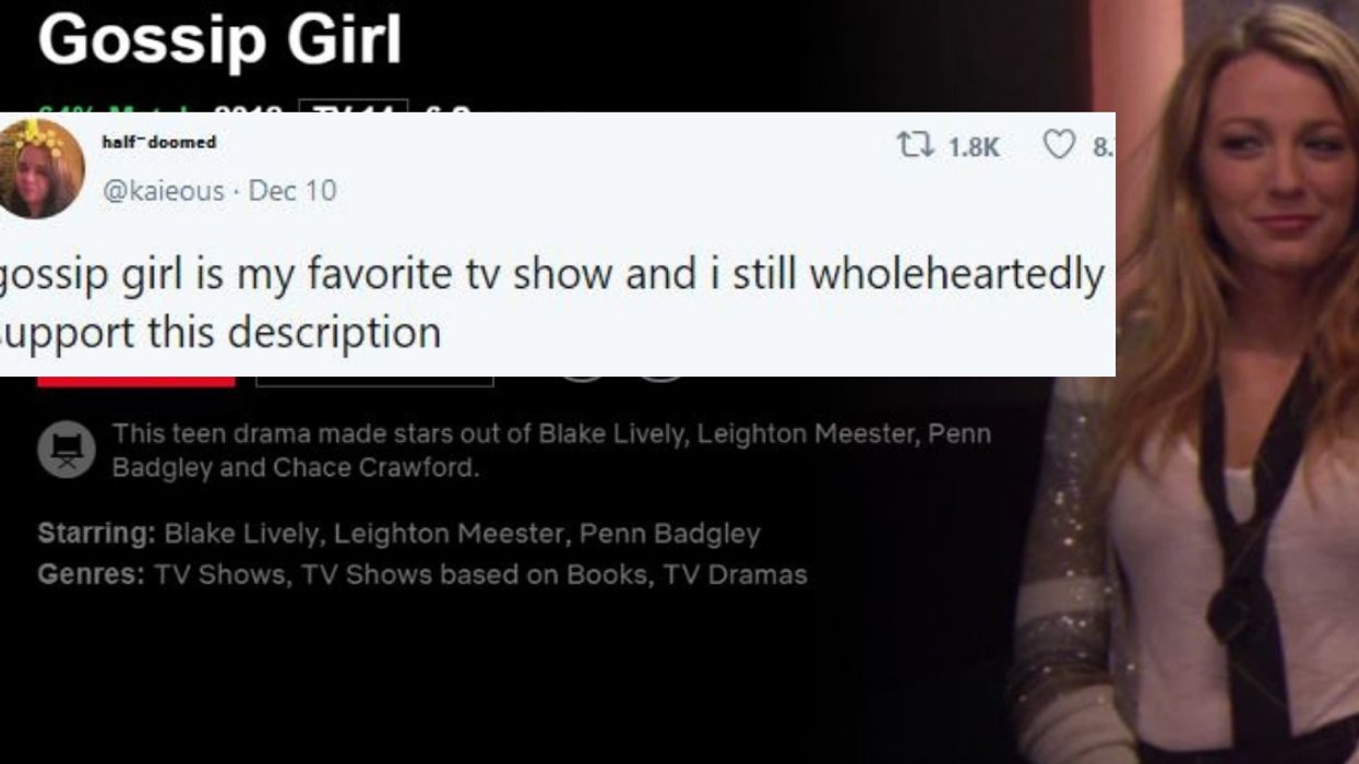 The Netflix Description For 'Gossip Girl' Is Both Savage AF And Extremely Accurate 😂