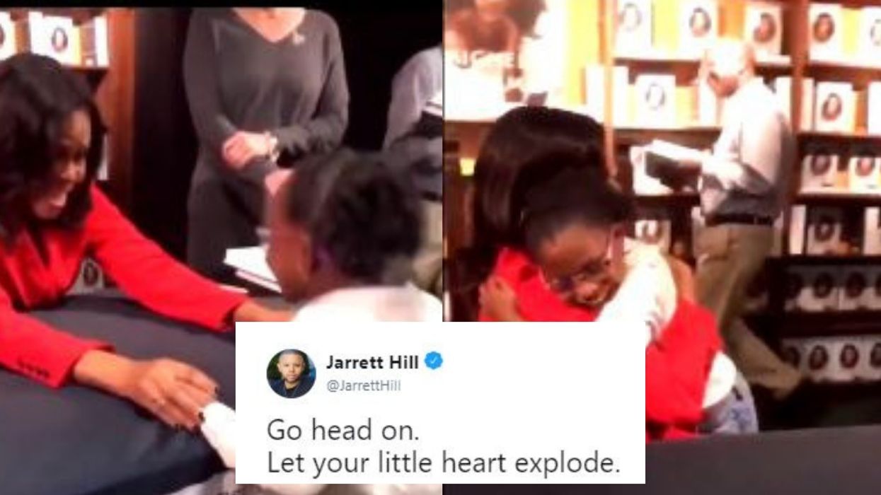 This Viral Video Of A Very Excited Little Girl Meeting Michelle Obama Will Put A Smile On Your Face đ