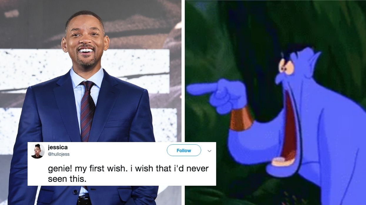 We're Getting Our First Look At Will Smith's Genie From 'Aladdin'—And People Have Lots Of Feelings 😮