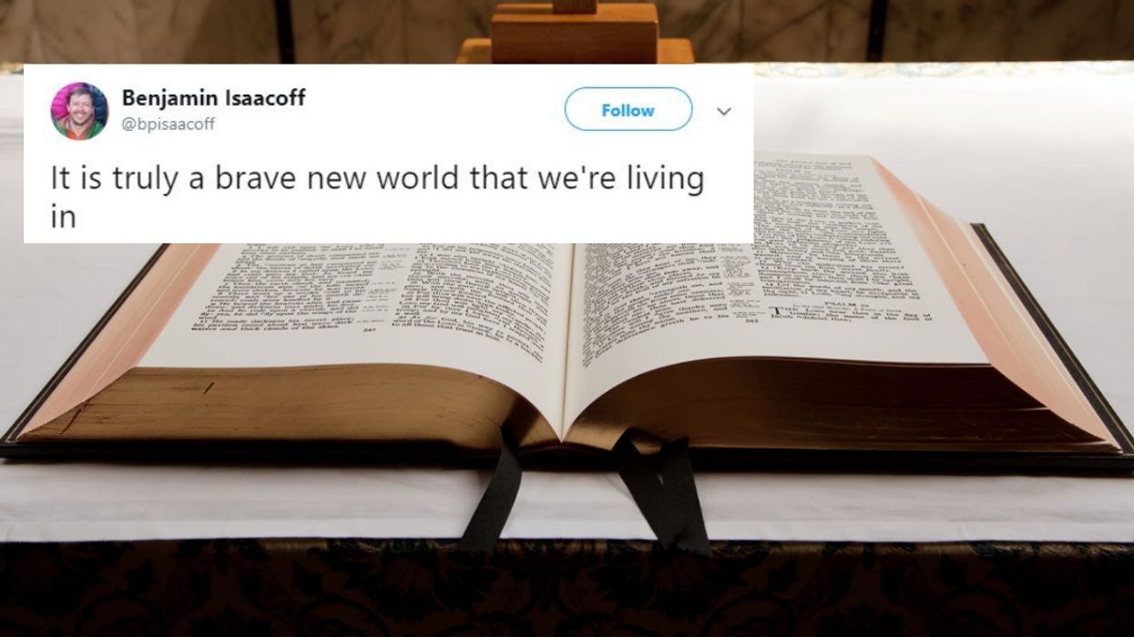 A High School Student Literally Injected Himself With The Book Of Genesis—And We're Done 😮