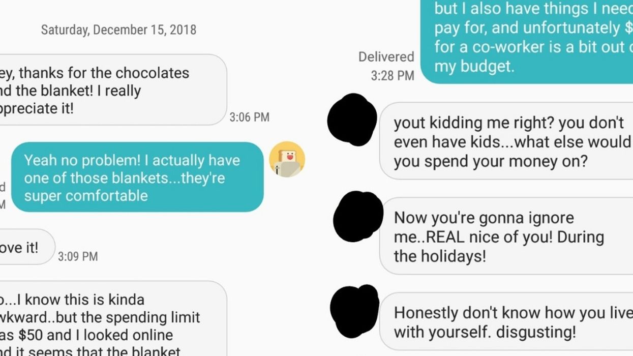 Woman Demands More Expensive Gift After Googling Price Of Secret-Santa Gift—And It Gets Worse From There