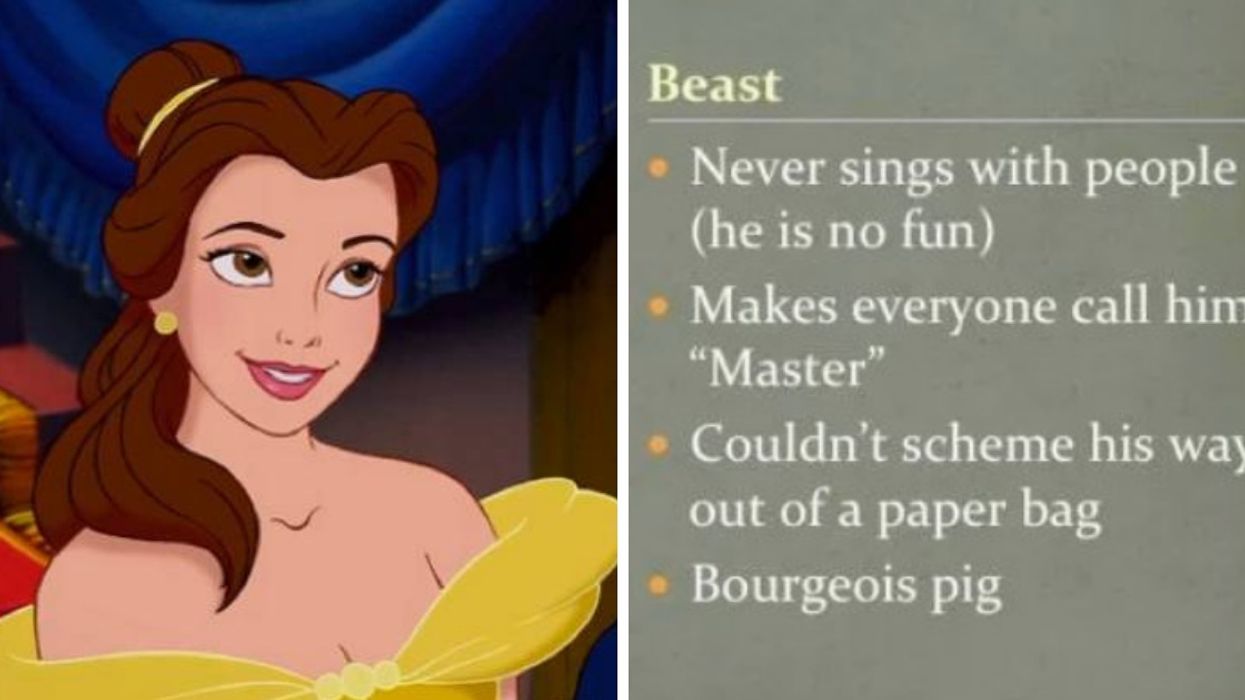 Someone Created A PowerPoint Presentation About Why Belle Should've Picked Gaston—And It's Impressive 😮