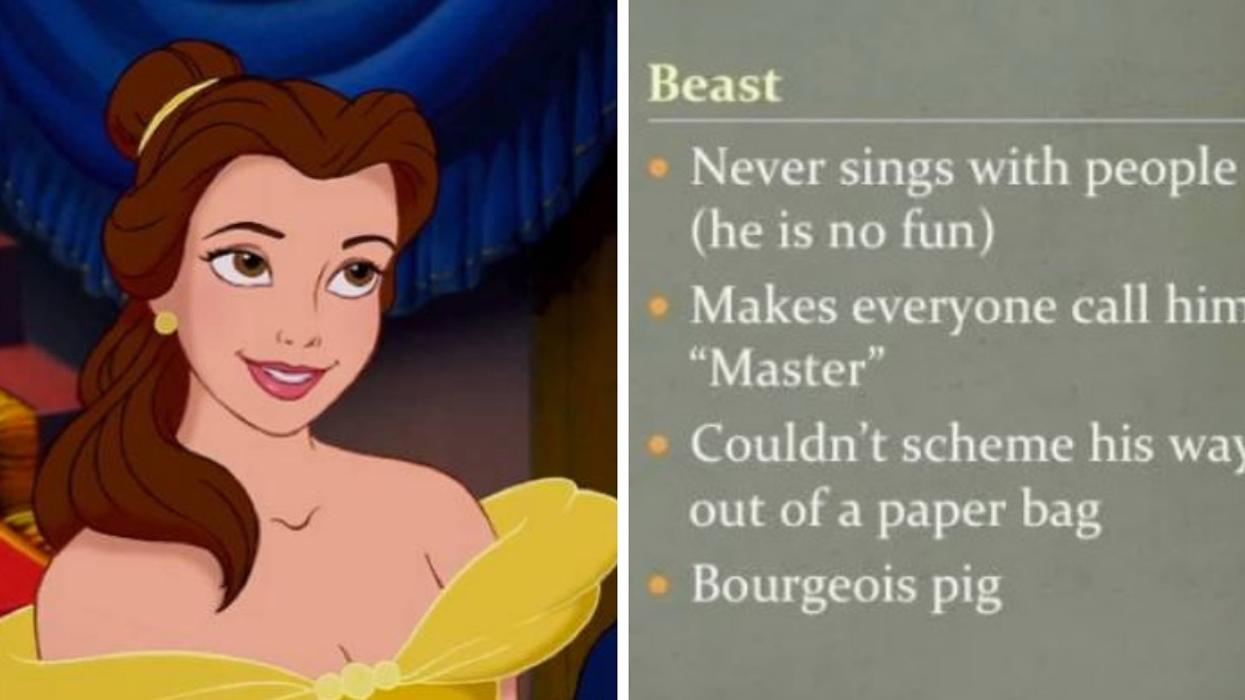 Someone Created A PowerPoint Presentation About Why Belle Should've Picked Gaston—And It's Impressive 😮