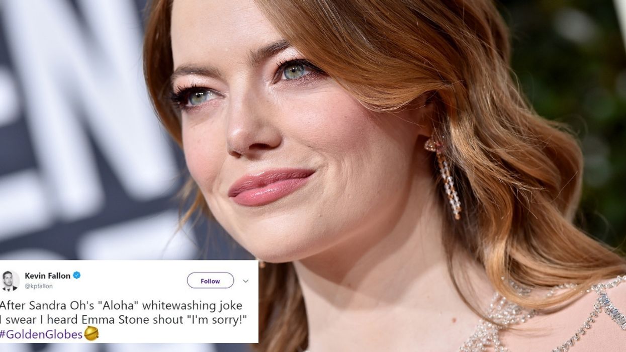 Emma Stone Literally Yelled 'I'm Sorry' For Her Role In 'Aloha' During The Golden Globes ๐