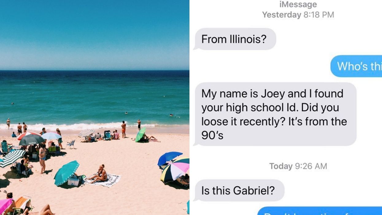 Someone Found A Guy's High School ID That Had Been Buried On A Beach In Jamaica For 23 Years 😮