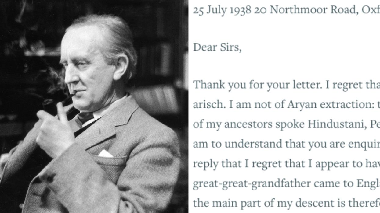 J.R.R. Tolkien's 1938 Response To Nazis Demanding To Know If He Was Jewish Is A History Lesson In Sick Burns