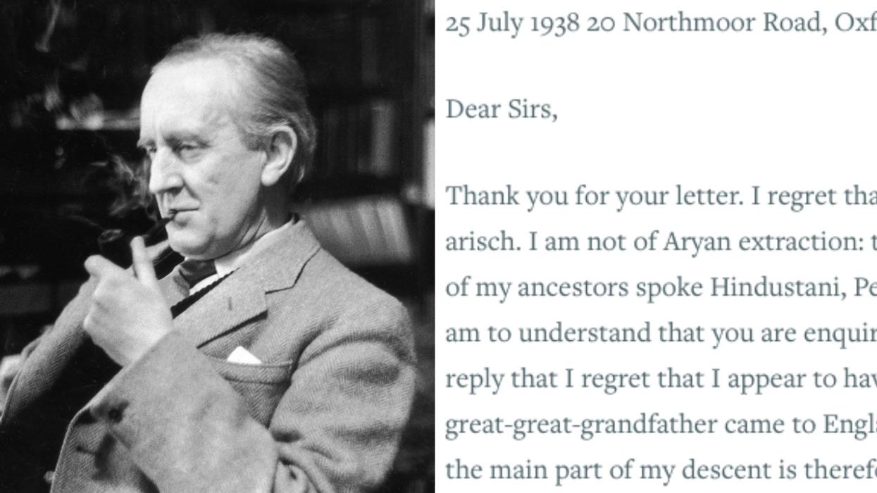 J.R.R. Tolkien's 1938 Response To Nazis Demanding To Know If He Was Jewish Is A History Lesson In Sick Burns