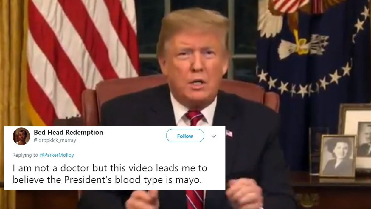 Someone Made A Supercut Of All The Times Trump Breathed During His Border Speech—And It's As Nightmarish As You're Thinking 😱