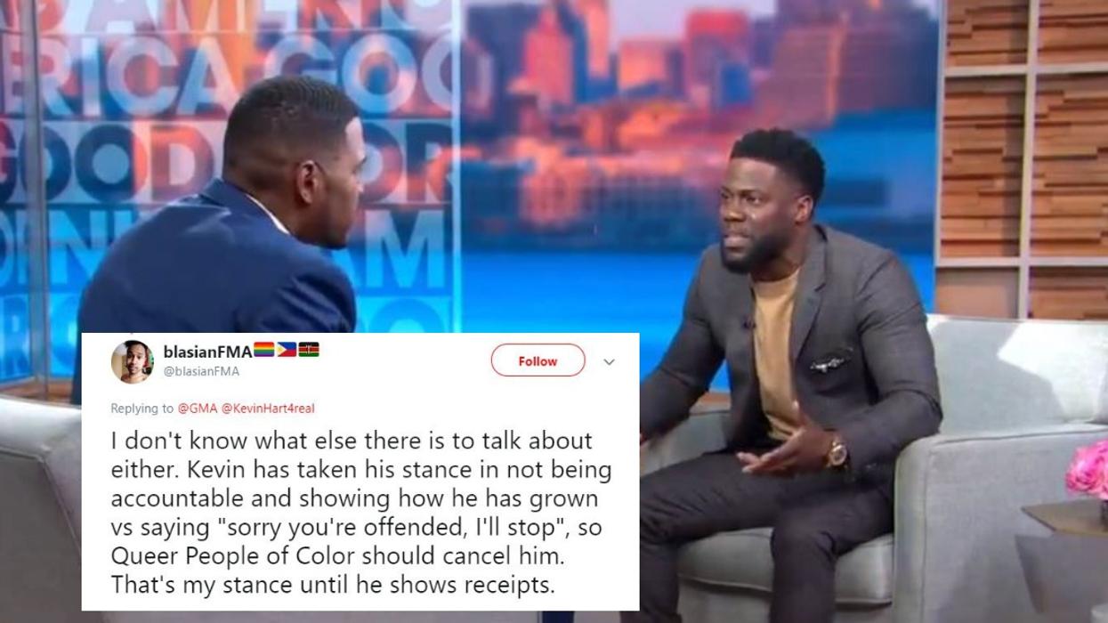 A Tense Kevin Hart Tells Michael Strahan He's 'Over It' During Sit-Down Interview On 'GMA'